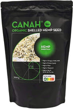 Carica l'immagine nel visualizzatore di Gallery, Cuori di semi di canapa sgusciati BIO di Canah 1 kg - ricchi di proteine, fibre, Omega 3, aminoacidi e minerali - snack vegano sano Fonte di Omega 6