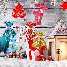 Carica l'immagine nel visualizzatore di Gallery, FANXIYA 45 pezzi Sacchetti Regalo Natalizi Sacchetti Caramelle Confezioni Regalo in 3 Diverse Dimensioni e 6 Disegni di Regalo Dolci giocattolo per Festa di Natale, Festival
