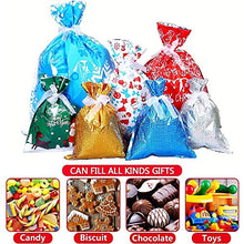 Carica l'immagine nel visualizzatore di Gallery, Evance 35 pezzi Sacchetti Regalo di Natale con 36 Tag Regalo, Sacchetti Regalo,Sacchetto per Caramella e Biscotto Sacchetti di Regalo regali di Natale