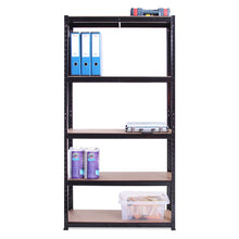 Carica l'immagine nel visualizzatore di Gallery, Scaffale per Garage - Scaffalatura - 180cm x 90cm x 30cm - Nero - 5 Blue