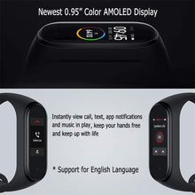 Carica l'immagine nel visualizzatore di Gallery, Xiaomi Band 4 - Smart watch e fitness tracker, con cardiofrequenzimetro, 135 mAh, schermo a colori, Bluetooth 5.0, 2019, nero