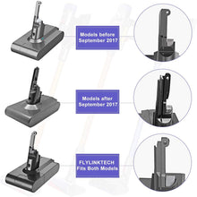 Carica l&#39;immagine nel visualizzatore di Gallery, Batteria per Dyson V8, FLYLINKTECH Batteria di ricambio 6000mAh Dyson V8 SV10 Batteria agli ioni di litio per Dyson V8 Absolute Fluffy Animal SV10 Aspirapolvere portatile senza fili con