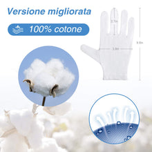 Carica l&#39;immagine nel visualizzatore di Gallery, Rovtop 10 paia Guanti Bianchi, Cotone per Ispezione Pulizia di... - Ilgrandebazar