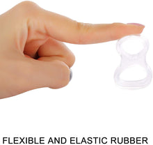 Carica l'immagine nel visualizzatore di Gallery, VABNEER Fermaporte per maniglie in PVC 10 pezzi Silicone Anti Protettori Maniglia Della (Trasparente)