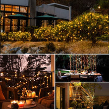 Carica l'immagine nel visualizzatore di Gallery, btfarm 【2 Pacchi】 Luci Solari Esterno, 15+2M 150LED Catena Luminosa 8 Modalità Impermeabili Filo di Rame Decorative Per Giardino Albero Patio Natale