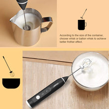 Carica l&#39;immagine nel visualizzatore di Gallery, Miscelatore Latte Portatile Montalatte Elettrico Ricaricabile Frullino... - Ilgrandebazar