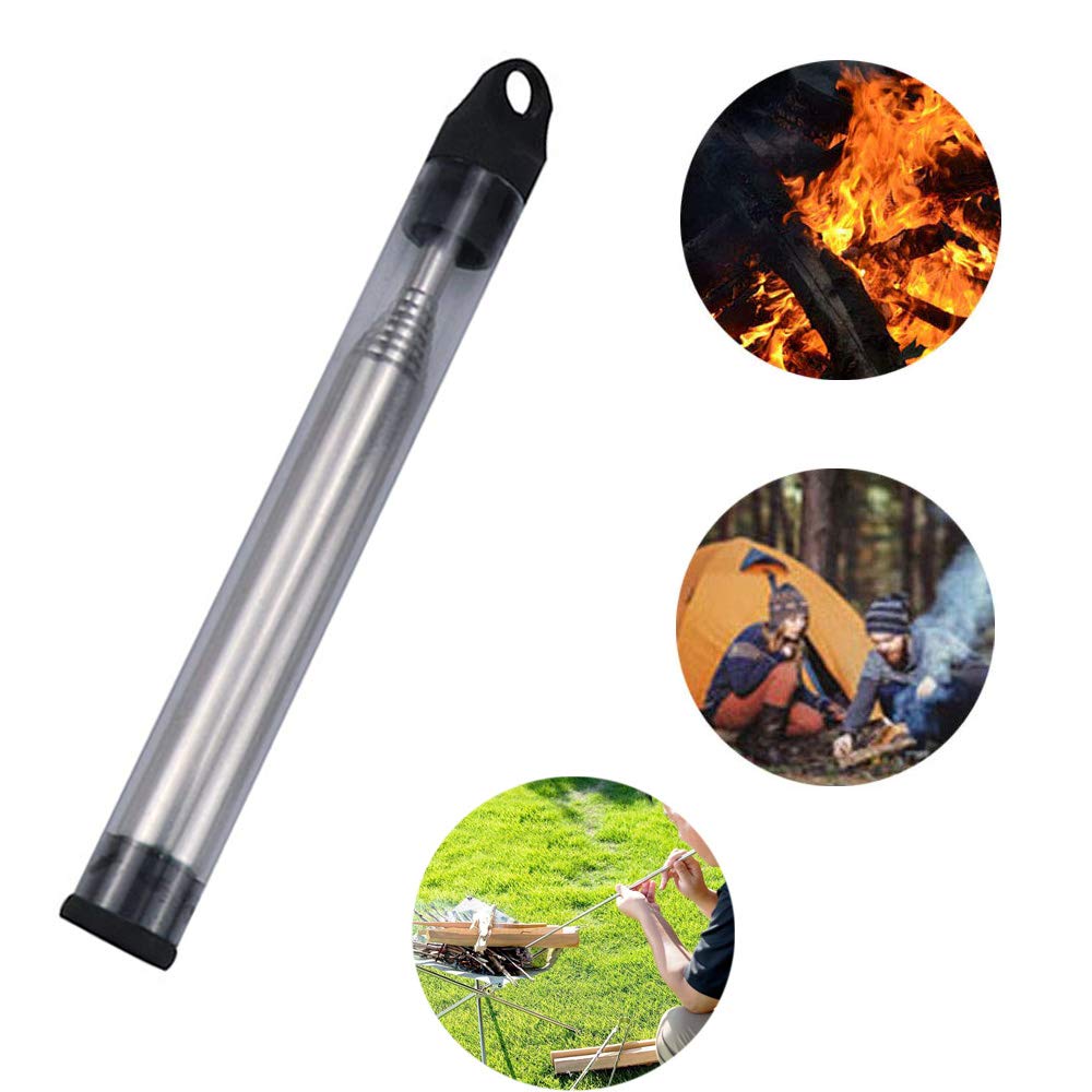 Pocket Bellow, Blow Fire tubo, Soffietto Tube Pieghevole in Acciaio,... - Ilgrandebazar