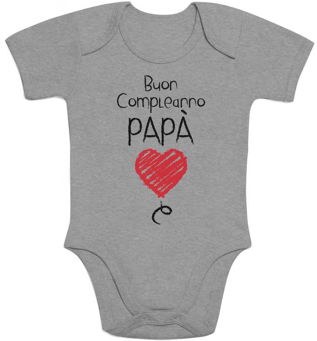 Shirtgeil Buon Compleanno papà - Idea Regalo per Padre e Neonato Body... - Ilgrandebazar