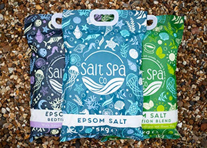 Sale Epsom ULTRA PURO | Sali da Bagno 5KG | Salt Spa Co | Lenisce i Muscoli...