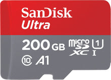 Carica l&#39;immagine nel visualizzatore di Gallery, SanDisk Ultra Scheda di Memoria MicroSDXC da 200 GB e 200 GB, Rosso