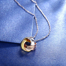 Carica l'immagine nel visualizzatore di Gallery, Collana Donna in Argento 925, 3 Colori bianco/oro/rosa Buon Regalo Donna... - Ilgrandebazar