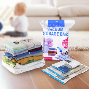 ohuba Sacchetti salvaspazio, Sottovuoto Jumbo, Medio, Piccolo, Trasparente - Ilgrandebazar