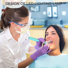 Carica l&#39;immagine nel visualizzatore di Gallery, Jkevow Pulizia Denti Dentale Tartaro Rimozione Pulisci Acciaio Pulizia Dentale Sbiancamento dei Denti kit 2 Teste (Blu)