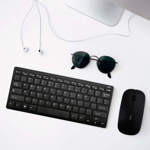 INPHIC Mouse Wireless Ricaricabile, Ottico Mini M Size, Nero magico - Ilgrandebazar