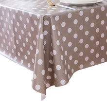 Carica l&#39;immagine nel visualizzatore di Gallery, Vinylla Pois Tortora Facile da Pulire in PVC, 140 x 180 cm 140 x 180 - Ilgrandebazar
