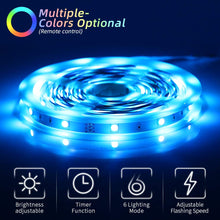 Carica l&#39;immagine nel visualizzatore di Gallery, OUSFOT LED Striscia 5M RGB 150 LED, Strisce 5050 per Led - Ilgrandebazar