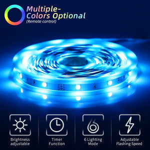 OUSFOT LED Striscia 5M RGB 150 LED, Strisce 5050 per Led - Ilgrandebazar