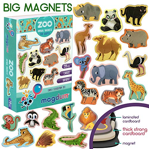 MAGDUM Calamite Bambini Animali ZOO – GRANDI calamite frigo bambini... - Ilgrandebazar