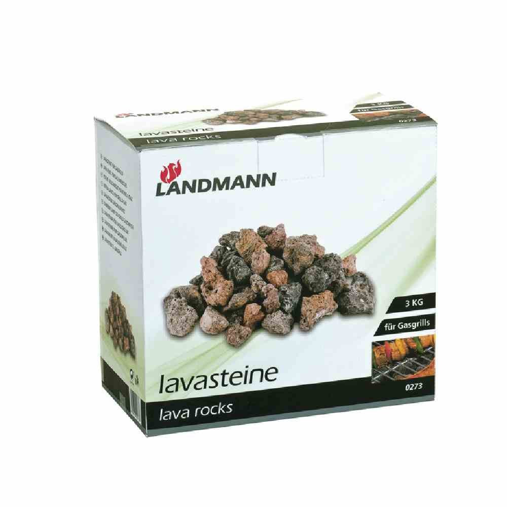 Landmann Pietre laviche 3 kg in sacchetto Naturale