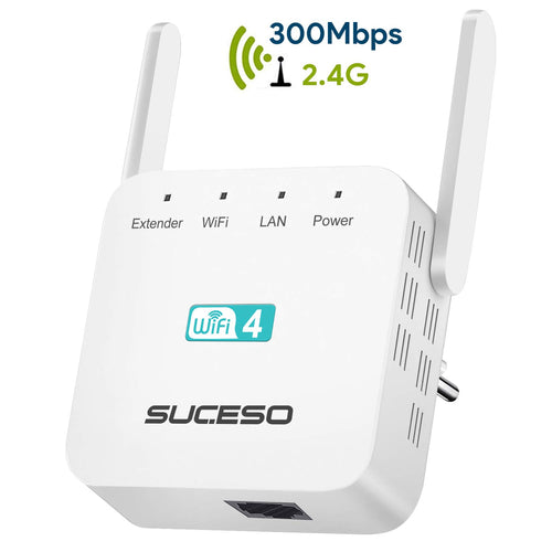 SUCESO Ripetitore Wifi Wireless WiFi Extender 300Mbps/2.4GHz,... - Ilgrandebazar