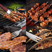 Carica l&#39;immagine nel visualizzatore di Gallery, Fixkit Set di Utensili Barbecue 18 Pezzi Completo Attrezzi BBQ in 18