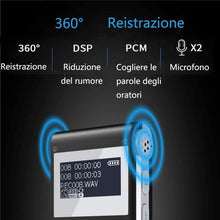 Carica l&#39;immagine nel visualizzatore di Gallery, BIGFOX Registratore Vocale Digitale 8GB di Memoria USB Registratore Vocale Portatile