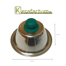 Carica l&#39;immagine nel visualizzatore di Gallery, Kerafactum Burger Cloche Copertura per Hamburger Cheeseburger Steak argento - Ilgrandebazar