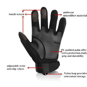 COTOP Guanti Moto da Ciclismo Bicicletta per Uomo Donna Full Finger L - Ilgrandebazar