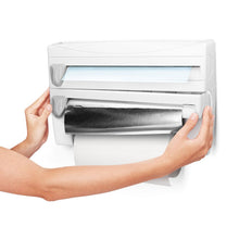 Carica l&#39;immagine nel visualizzatore di Gallery, Metaltex Roll &#39;n - Portarotolo 4 in 1 Bianco - Ilgrandebazar