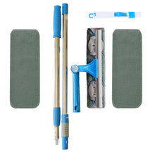 Carica l&#39;immagine nel visualizzatore di Gallery, IKU Kit Lavavetri Telescopico 3-in-1 (145cm) con Testa Tergivetri 145 CM, Blu - Ilgrandebazar