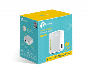 TP-Link TL-MR3020 Router Portatile N150+3G/4G+1 Porta Fast Ethernet, Bianco - Ilgrandebazar