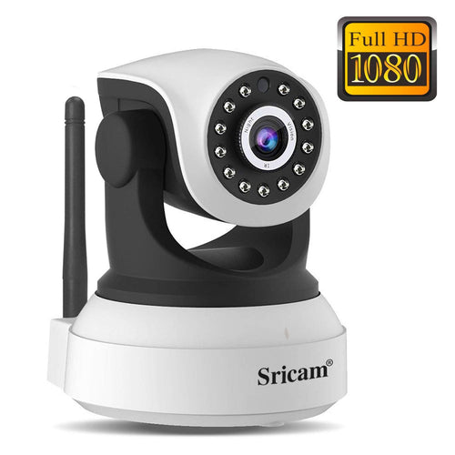LEMNOI SP017 Telecamera di Sorveglianza Wireless1080P HD IP Bianca/nera - Ilgrandebazar