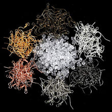 Carica l&#39;immagine nel visualizzatore di Gallery, Naler 180 Ganci per Orecchini Fili dell&#39;orecchio + 200 Tappi Posteriori... - Ilgrandebazar