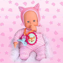 Carica l'immagine nel visualizzatore di Gallery, Nenuco Soft - 5 Funzioni, emette i suoni come un vero bimbo: piange, ride dice mamma e papà, Fa i suoni del ciuccio e può mettere il dito in bocca come un vero bimbo, Rosa, Famosa, 700014781