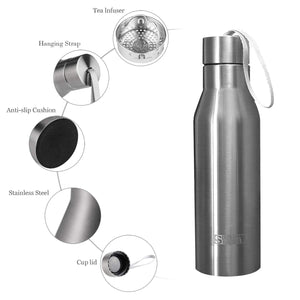 centtechi Bottiglia Termica Acciaio Inox,720ml 24 Ore Freddo 720ML, argento - Ilgrandebazar