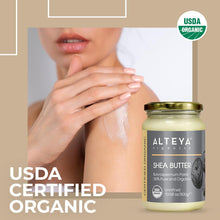 Carica l'immagine nel visualizzatore di Gallery, Burro di karité biologico non raffinato Alteya da 300 g - Con certificazione biologica USDA, 100% puro, naturale e vegano - Viso, Labbra e Capelli - Nutre, protegge, idrata