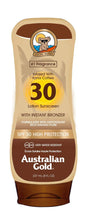 Carica l'immagine nel visualizzatore di Gallery, australian gold spf 30 crema upside-down + bronzer 237 ml