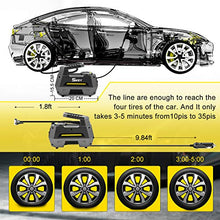 Carica l&#39;immagine nel visualizzatore di Gallery, SKEY Compressore Portatile per Auto, gonfiatore Digitale a 12V DC, Pompa per...