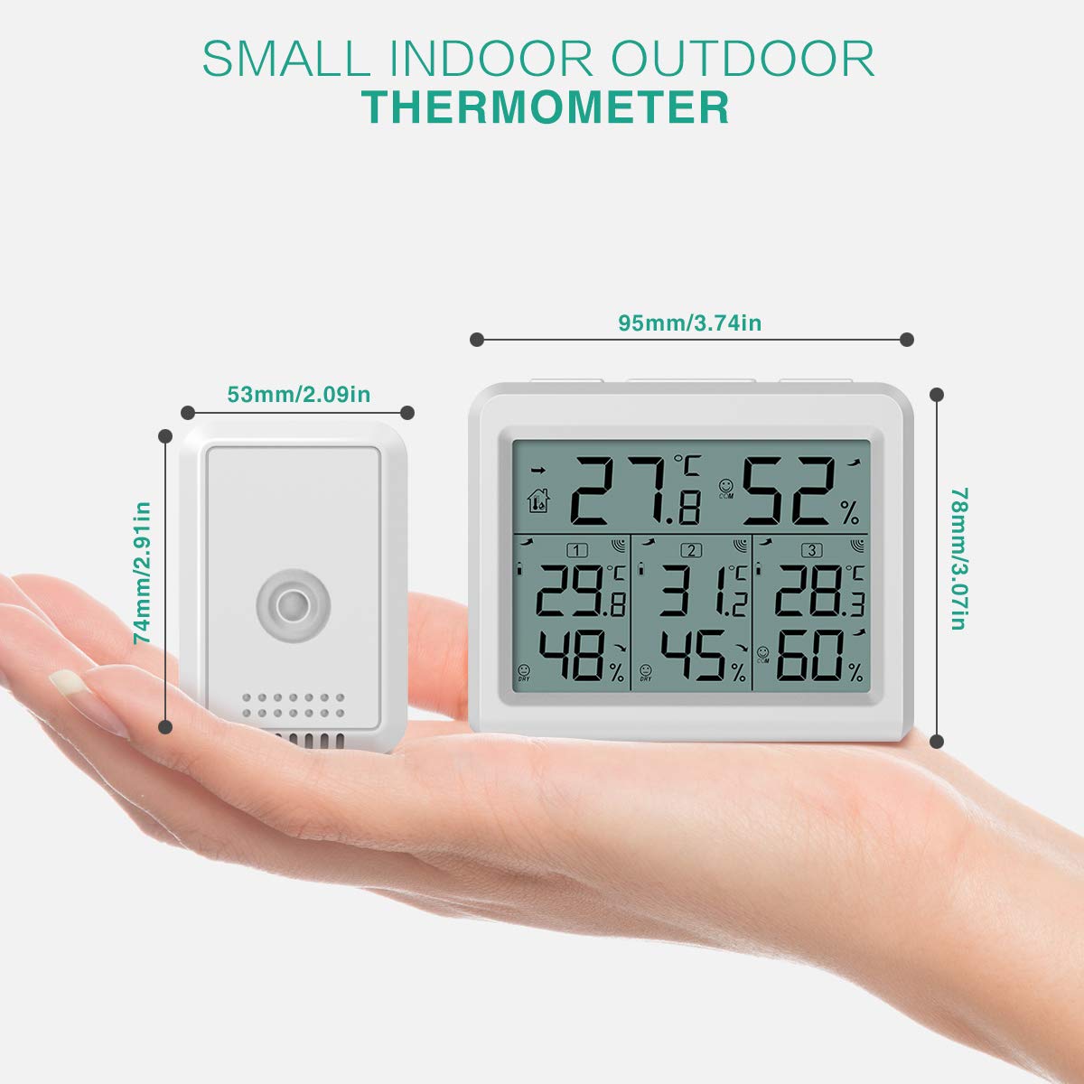 Termómetro e higrometro digital SANDA SD-5501 – Ferreteria RG