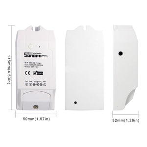 Sonoff Dual Smart Switch WiFi Interruttore Intelligente Due di controllo - Ilgrandebazar