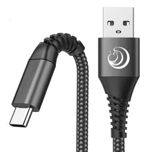 Carica l'immagine nel visualizzatore di Gallery, Cavo USB C, Cavo USB Tipo C [2Pezzi 2M] Caricatore Ricarica Rapida Intrecciato Carica Cavo Caricabatterie per Samsung S20 Fe Plus S21 S8 S9 S10 A50 A70 A41 A51 A71 A42 A52 A20e A21s A12,Xiaomi,OnePlus