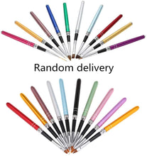 Carica l&#39;immagine nel visualizzatore di Gallery, Anself 10pcs pennelli per unghie Art Design Polacco Brush Pen Set Nylon UV Gel Pittura Strumento unghie Pennello Stampa Decorazione Kit