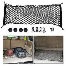 Carica l&#39;immagine nel visualizzatore di Gallery, BUYGOO Universale Bagagliaio Rete della Maglia, Flessibile in Nylon Elastic...