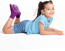 Carica l&#39;immagine nel visualizzatore di Gallery, LA Active Calzini Neonato 0-3 Mesi - Calze Antiscivolo in Cotone per Bambino e Bambina, 6 Paia - Calzini Corti Estivi e Invernali, Taglia Scarpe 15-15.5