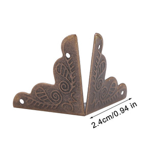 12pcs protezioni decorative d'angolo per la cassa del regalo dei Bronze - Ilgrandebazar