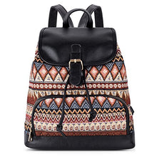 Carica l&#39;immagine nel visualizzatore di Gallery, VBIGER Zaino Donna Casual Scuola Canavas Multicolore 5