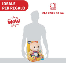Carica l&#39;immagine nel visualizzatore di Gallery, Chicco Teddy Orso delle Emozioni, Peluche Evolutivo Interattivo Bilingue Italiano/Inglese, Gioco Educativo con Emozioni, Numeri e Lettere, Pupazzo con Luci e Canzoni - Giochi Bambini 6 Mesi - 5 Anni