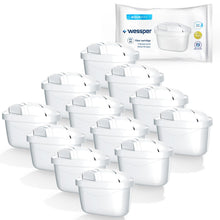 Carica l'immagine nel visualizzatore di Gallery, Cartucce filtranti per Acqua, Compatibile con BRITA Maxtra+ Brocca Filtro Acqua, 12 Filtri