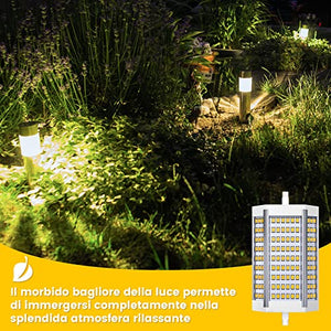 Bonlux 30W Lampadine R7S 118mm LED Dimmerabile, Equivalente 300W Lampadina alogena incandescente，doppio attacco lampadina r7s j118 per luci paesaggistiche (Bianco freddo 6000K, confezione da 1)