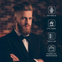Carica l&#39;immagine nel visualizzatore di Gallery, Piastra Barba Uomo, BHY Riscaldamento Veloce Pettine 20W... - Ilgrandebazar